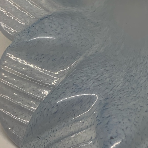 Blown Glass HORIZONTAL BUD VASE Blue - Picture 6 of 10